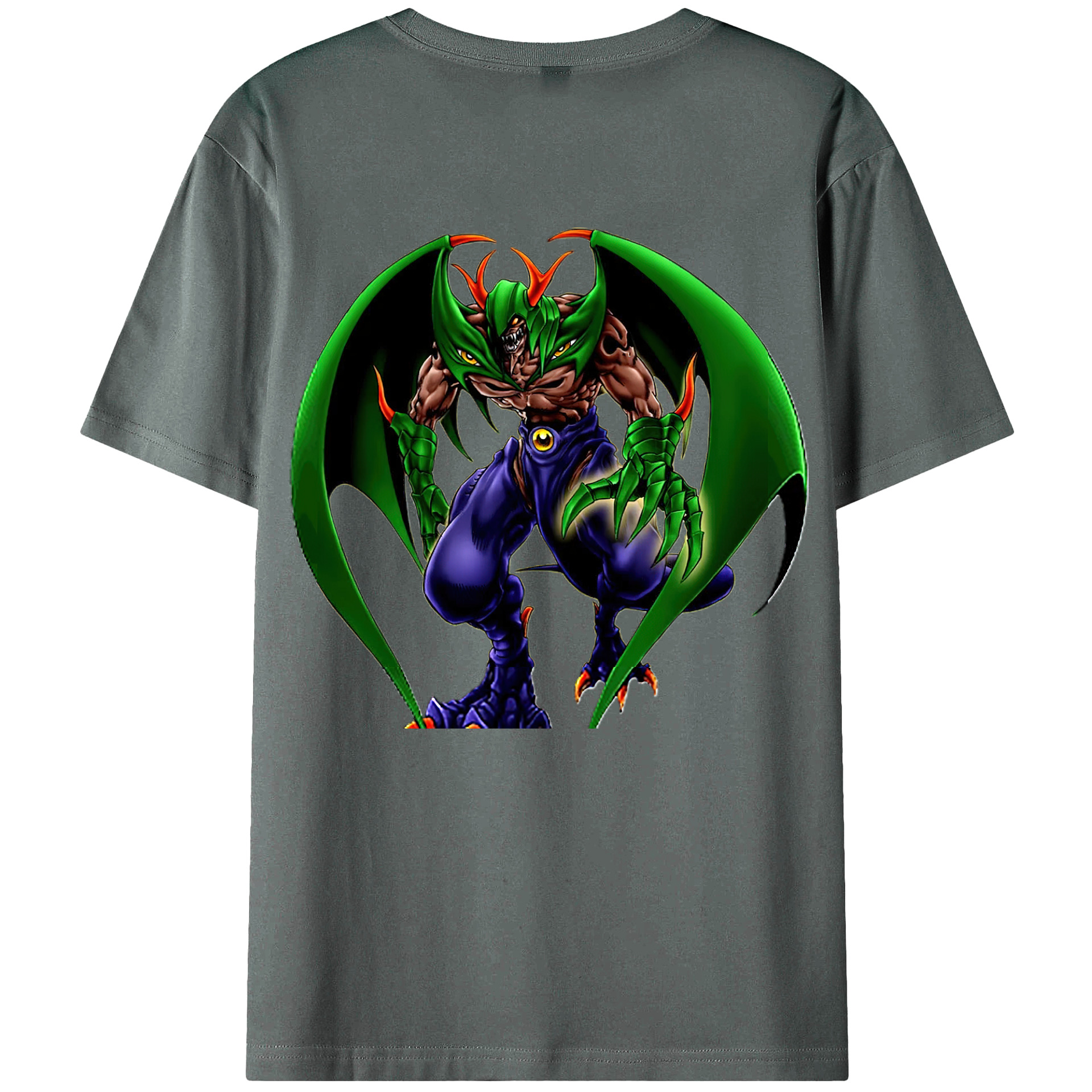 （画像用） 遊☆戯☆王 Yu-Gi-Oh! 綿100％ メンズ半袖Tシャツ（バックプリント） 通気性